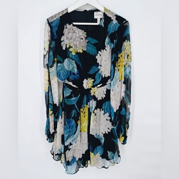 Alice McCall Wild Frontiers Mini Dress Floral Cutout Long Sleeve Cocktail Sz 10 - Picture 8 of 15